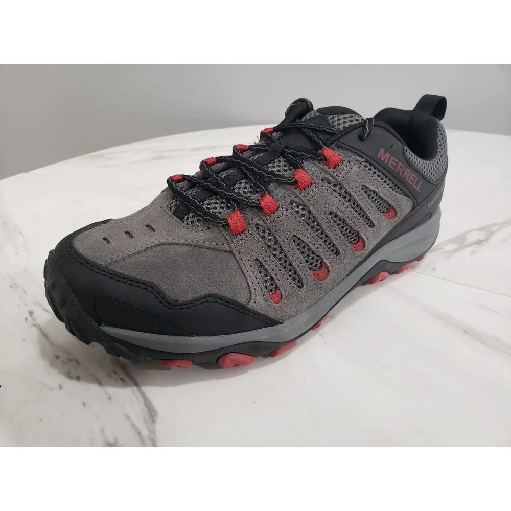 NEW NO BOX 10 WIDE Merrell Crosslander 3 Hiking Shoes Granite Gray Trail J135675